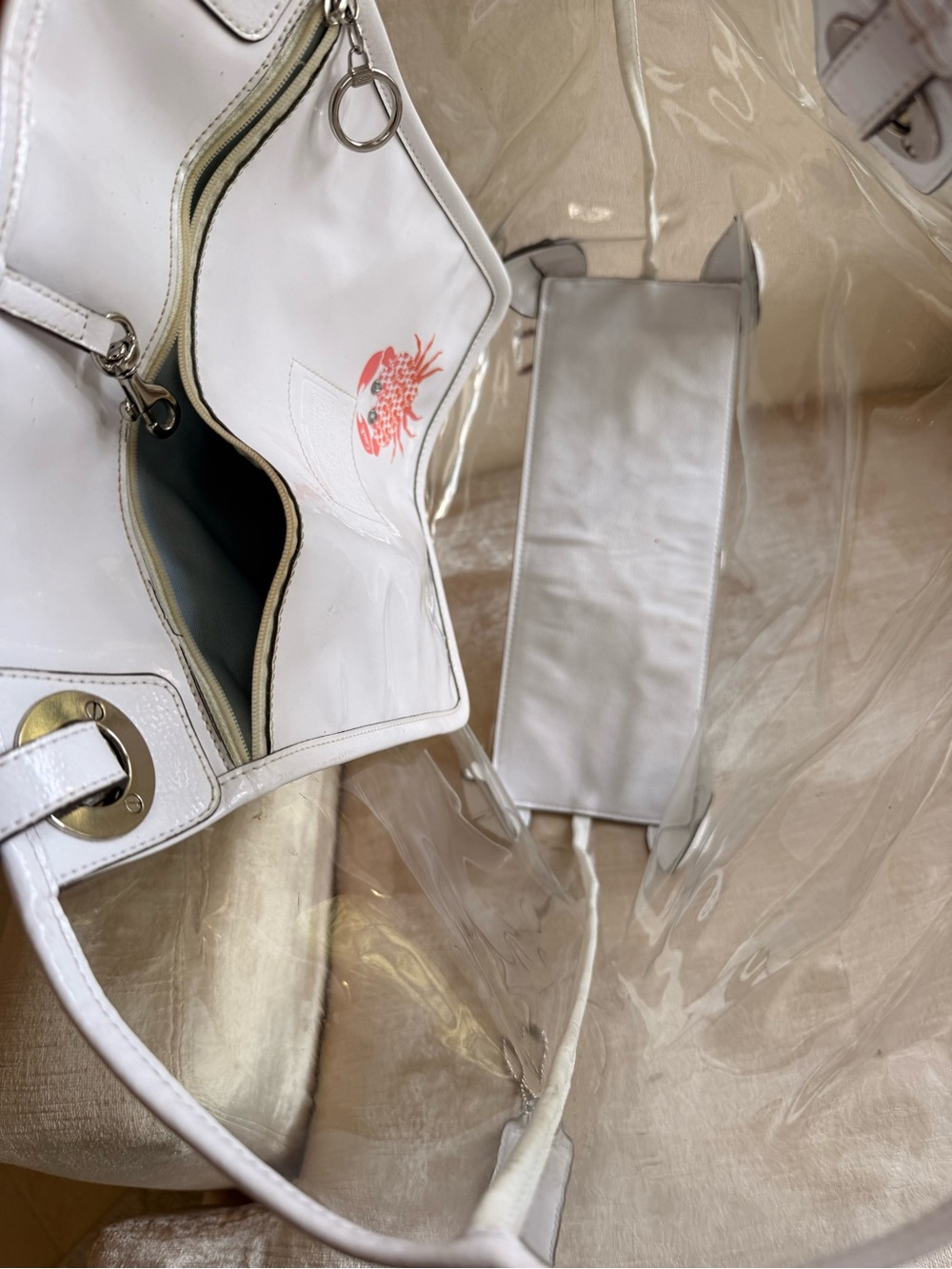 Rare Coach F16594 clear tote - Picture 9 of 16